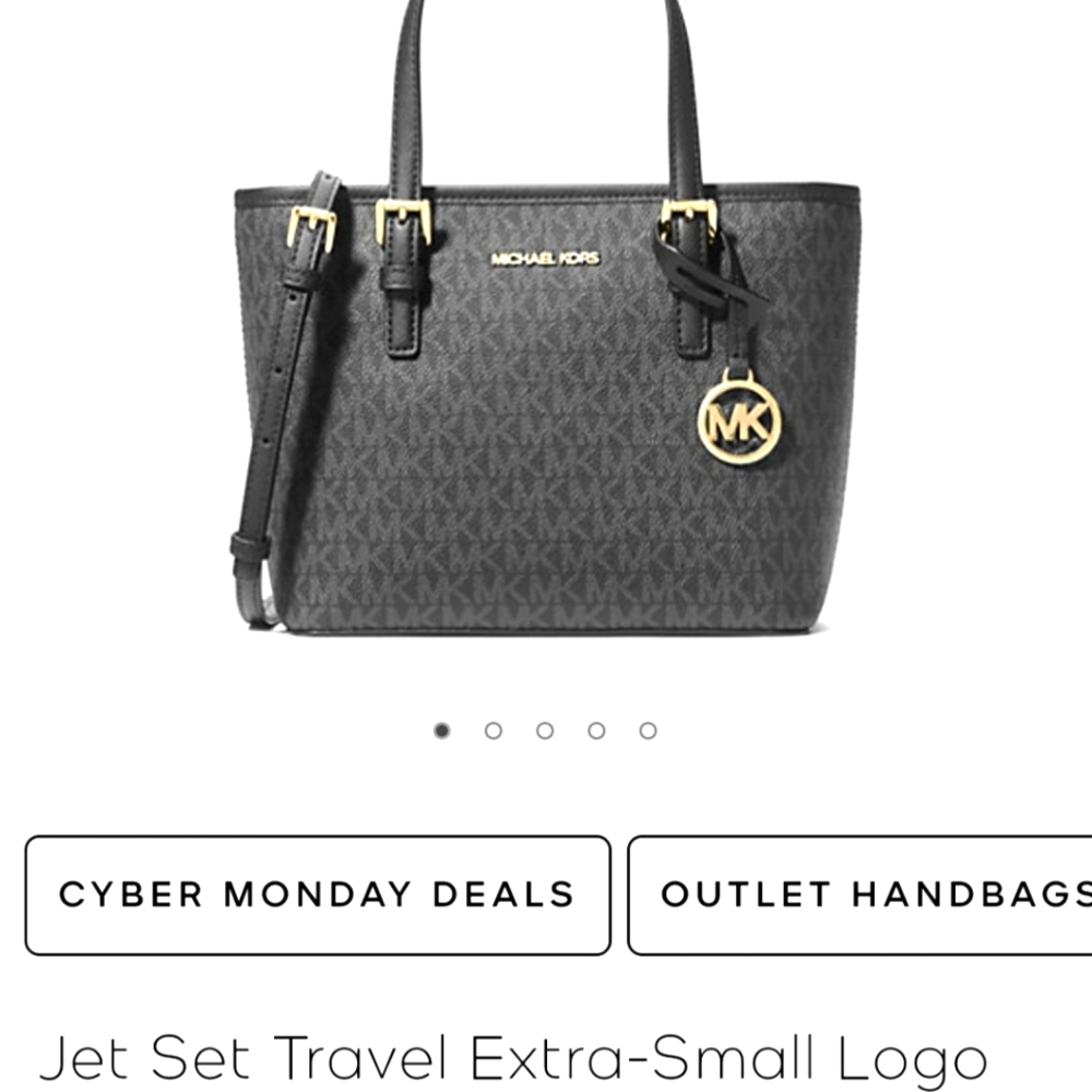 Michael Kors Black Purse and wallet